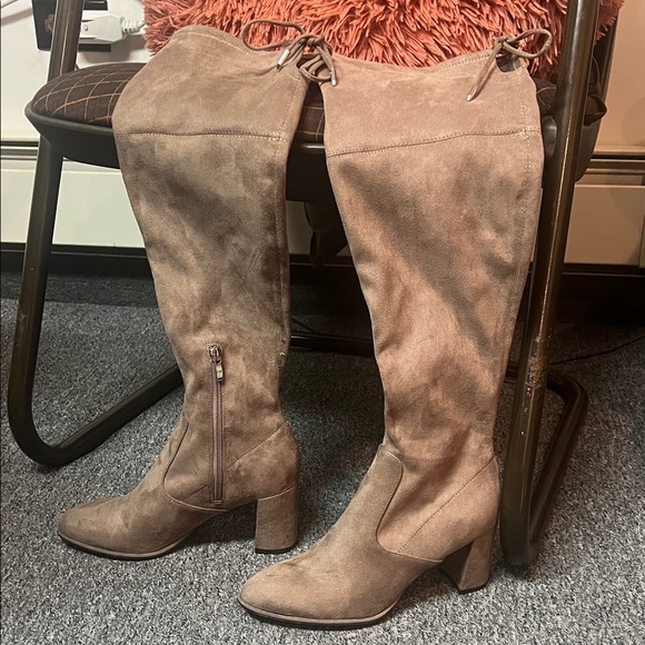 Marc Fisher Shoes - Marc Fisher Tan Over-the-Knee Boots